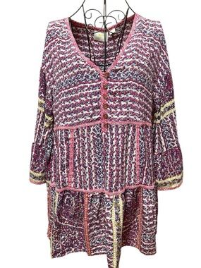 anthropologie karoline tiered maxi dress Anthropologie Womens Karoline Floral Boho Prairie Tiered Maxi Dress NWT  Size 2